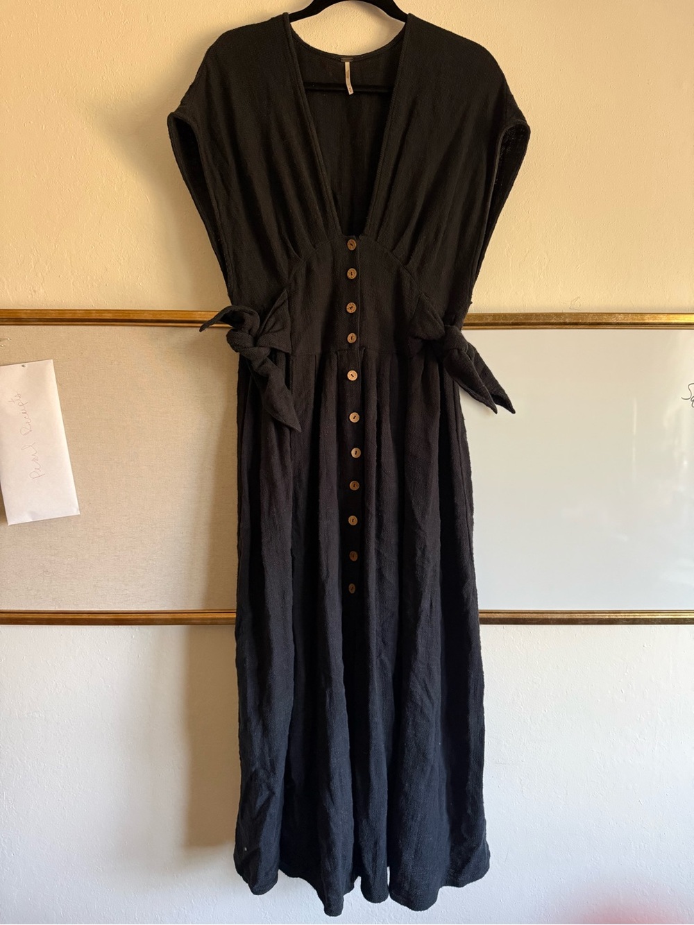Free people Jacinta midi dress in Black
